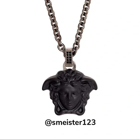 Versace | Jewelry | Rare Versace La Medusa Black Matte